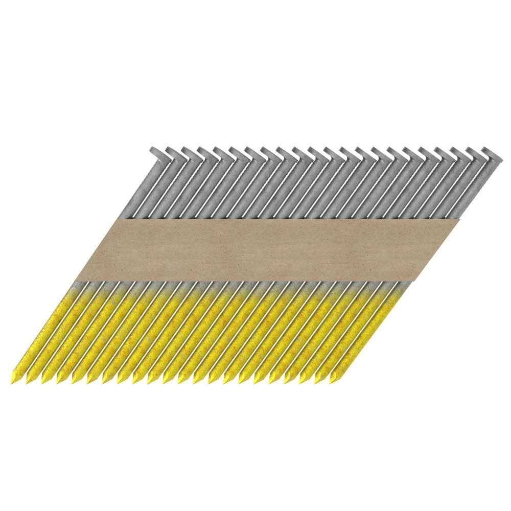 Grip-Rite 3-1/4 in. x 0.131 in 30° 11.5 Ga Paper Bright Smooth Shank Round Head Nails (4,000 - Per Box), 48 boxes per pallet (2)