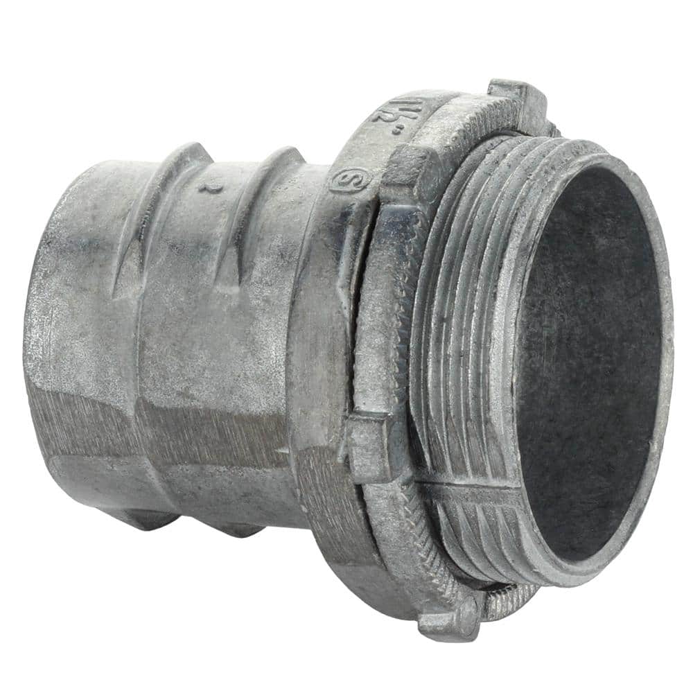 Commercial Electric 1-1/2 in. Flexible Metal Conduit (FMC) Screw-In Connector (1)