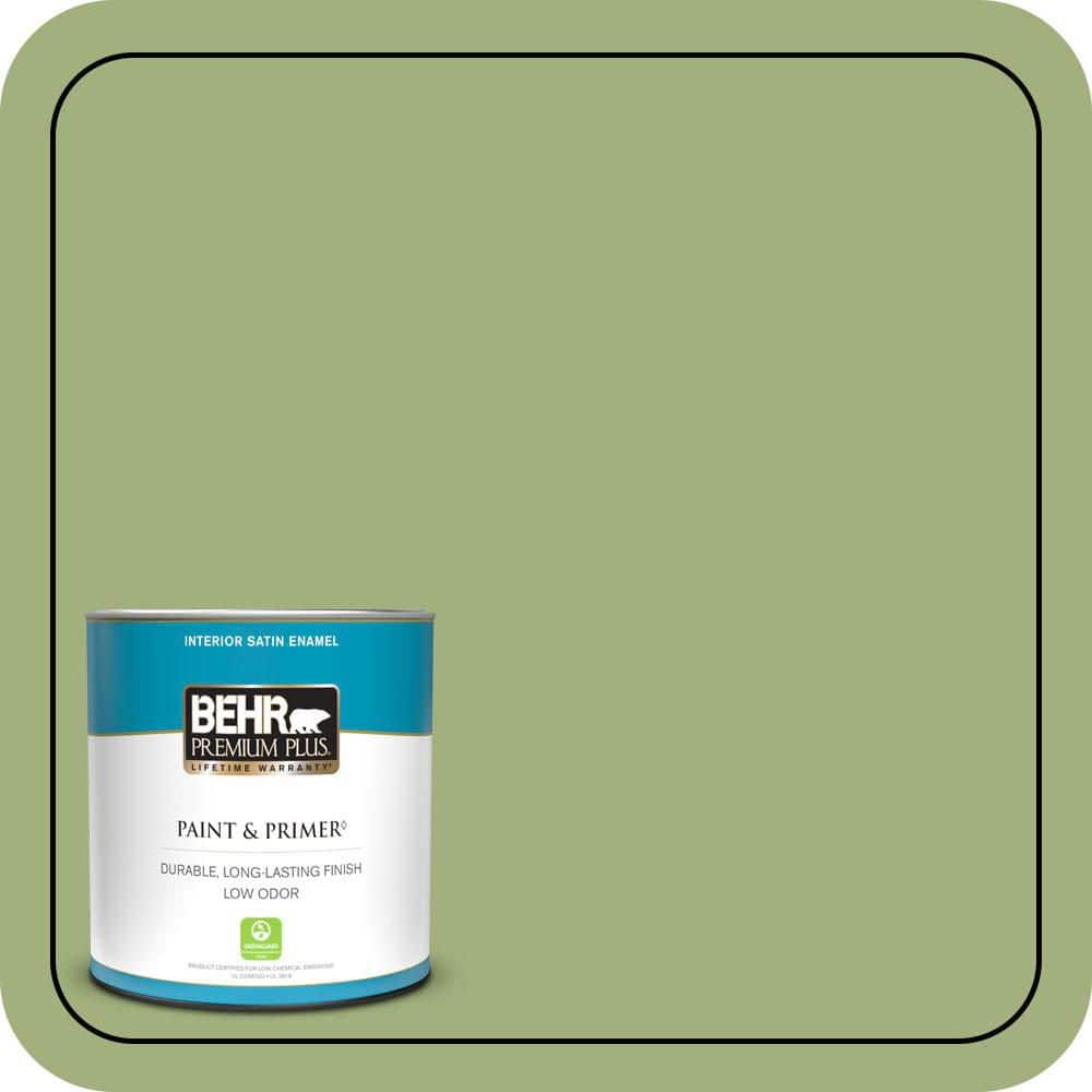 BEHR PREMIUM PLUS #M360-5 Fresh Guacamole Enamel Low Odor & Primer