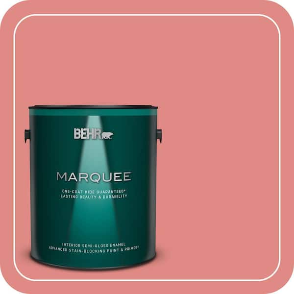 BEHR PREMIUM PLUS #HDC-SP16-12 Begonia Enamel Low Odor & Primer (3)
