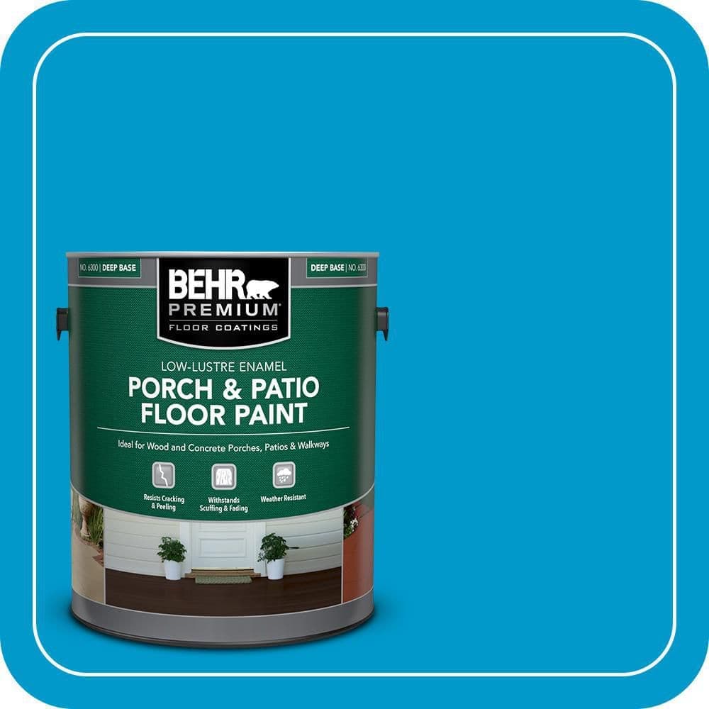 BEHR PREMIUM #550B-6 Textured Low-Lustre Enamel Interior/Exterior Porch and Patio Anti-Slip Floor Paint (1)