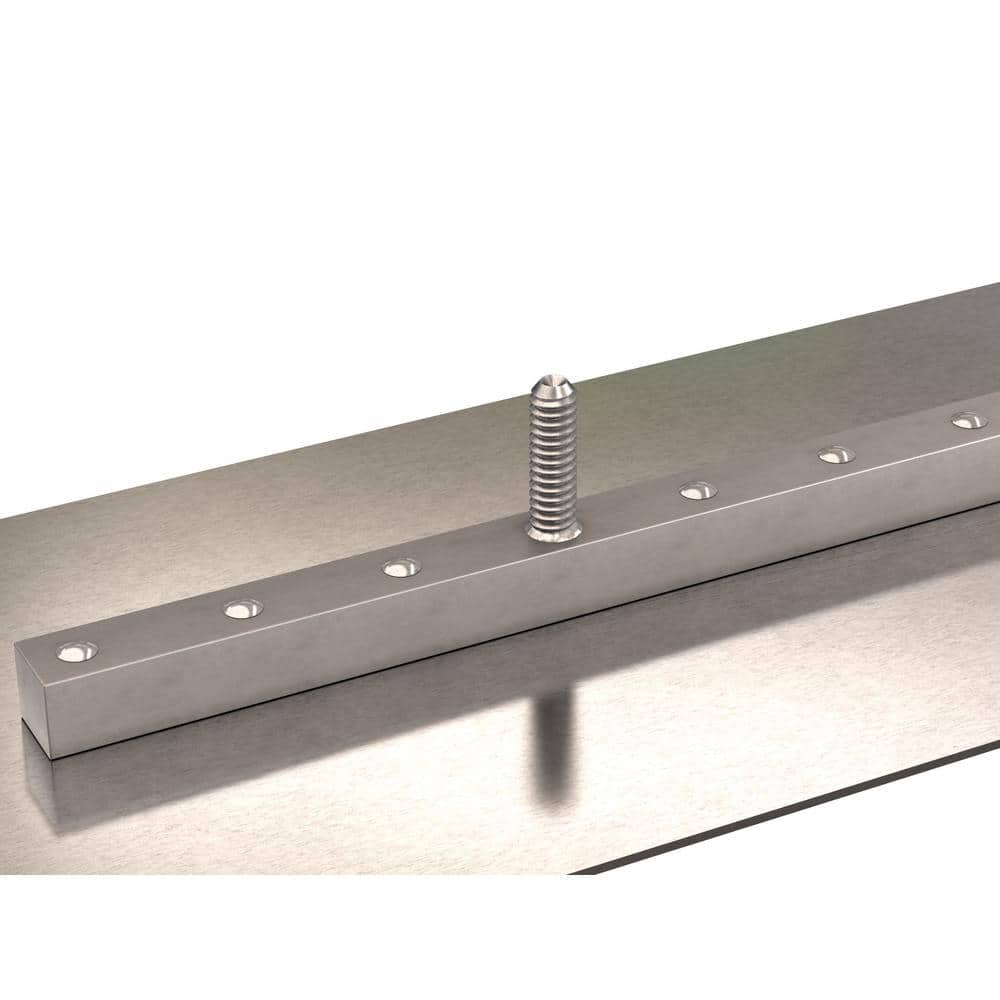 Bon Tool 36 in. x 5 in. Replacement Blade for Double Time Fresno Brush Finishing Trowel (2)