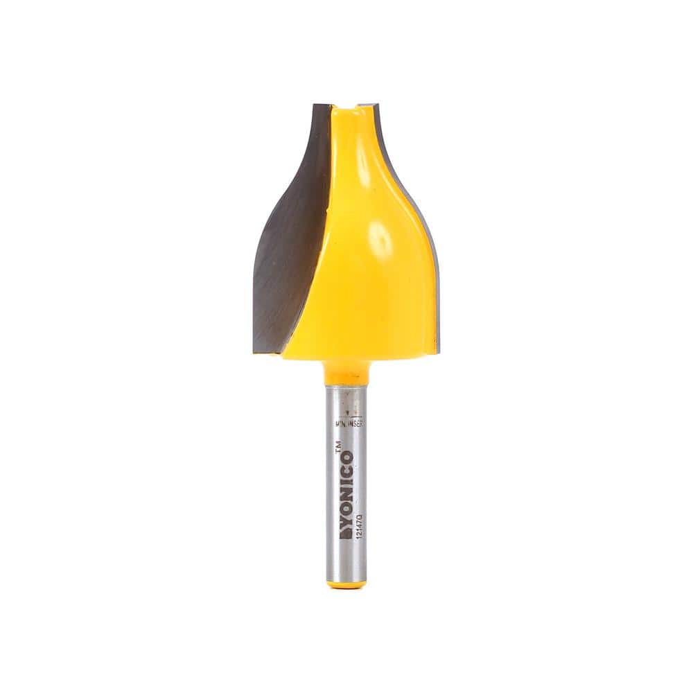 Yonico 1-1/2 in. L 1/4 in. Shank Vertical Raised Panel Carbide Tipped Router Bit (1)