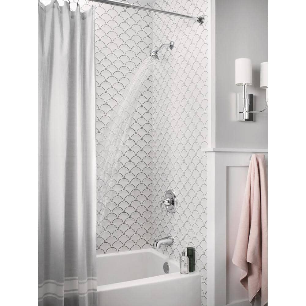 MOEN Essie Single-Handle 5-Spray Tub and Shower Faucet in Chrome (Valve Included) (2)