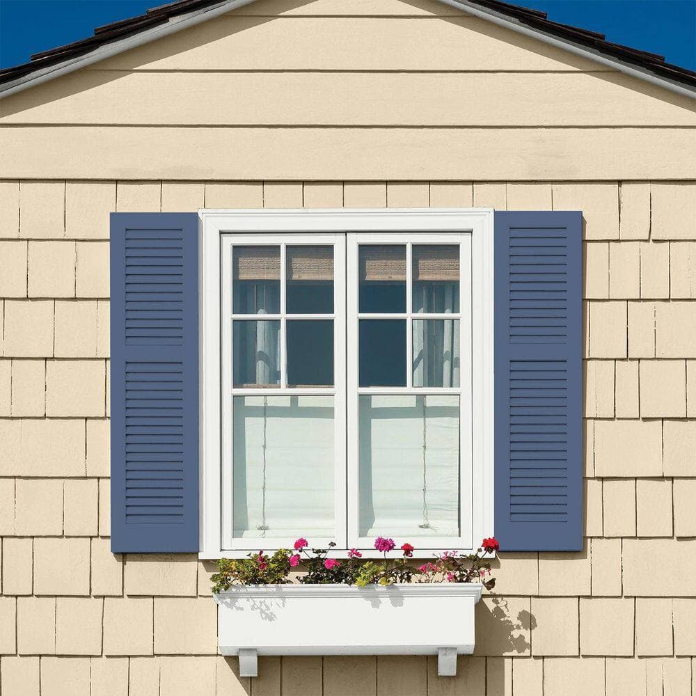 Glidden Premium 1 gal. Stained Glass PPG1165-6 Satin Exterior Latex Paint (4)
