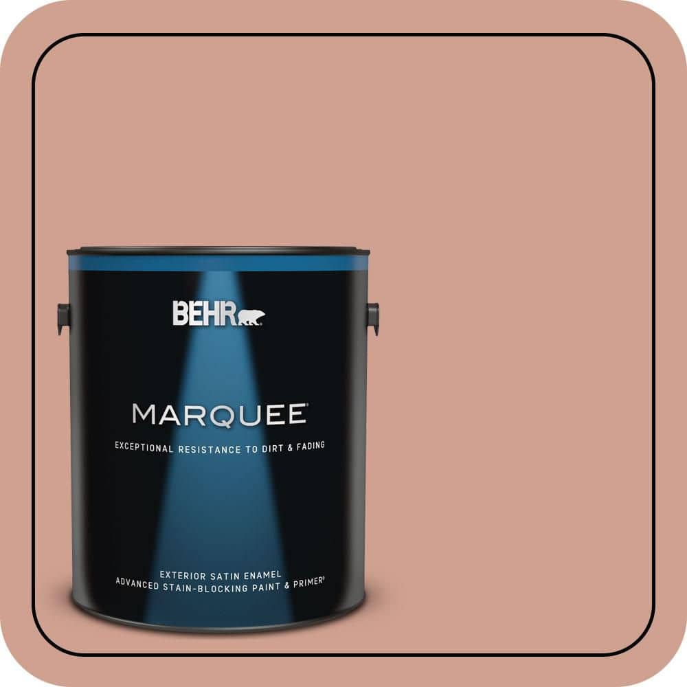 BEHR MARQUEE 1 gal. #S180-4 Shiny Kettle Satin Enamel Exterior Paint & Primer