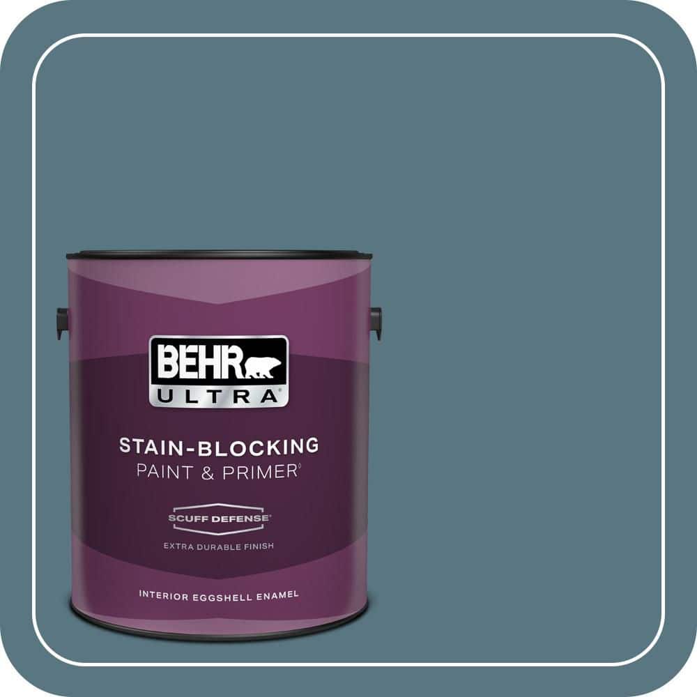 BEHR ULTRA 1 gal. #MQ5-26 Hampton Surf Extra Durable Eggshell Enamel Interior Paint & Primer
