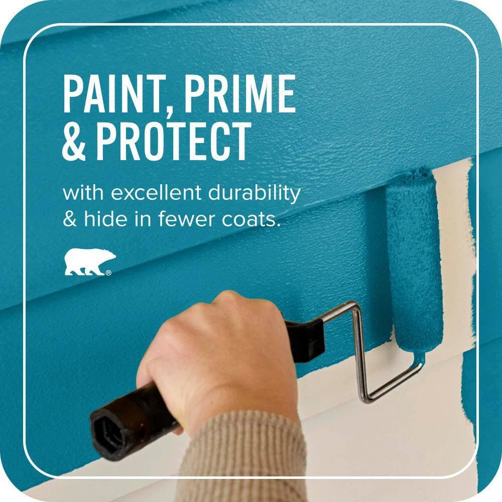 BEHR ULTRA 5 gal. #520B-7 Havasu Semi-Gloss Enamel Exterior Paint & Primer (3)