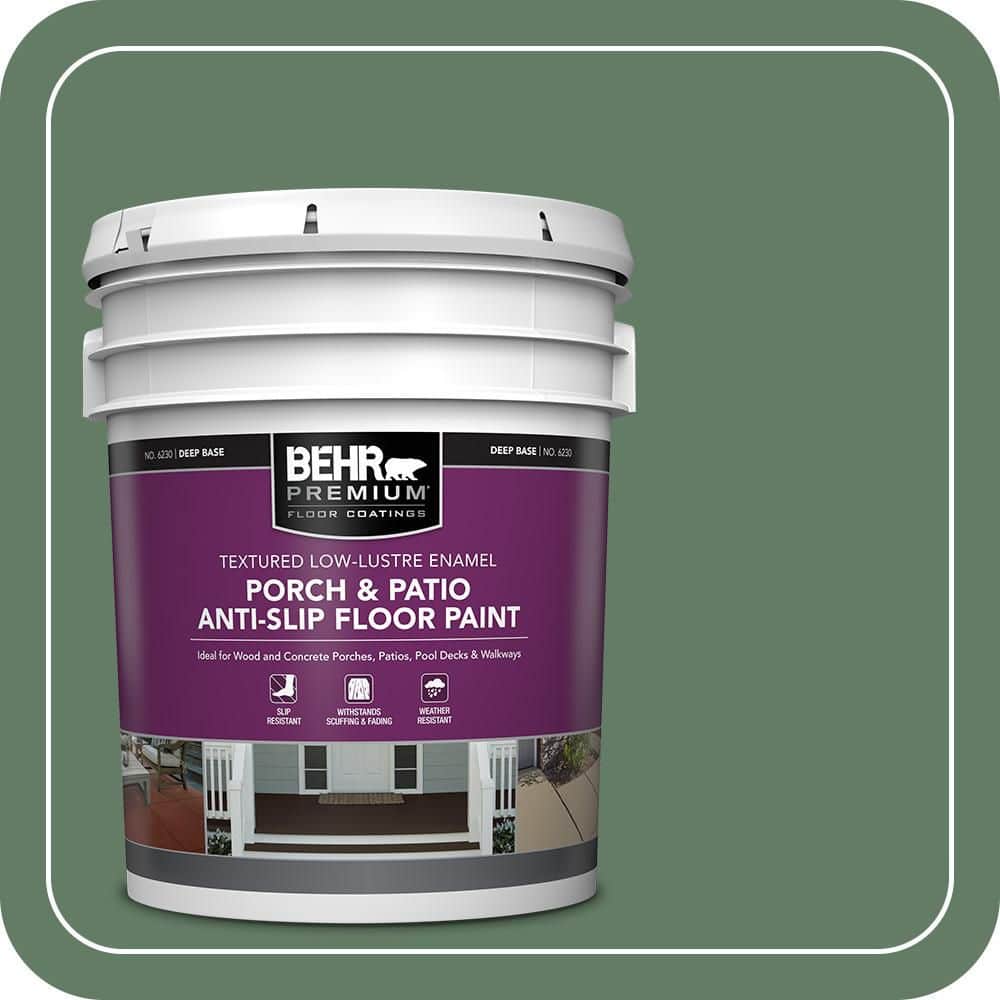 BEHR PREMIUM #S410-6 Textured Low-Lustre Enamel Interior/Exterior Porch and Patio Anti-Slip Floor Paint (1)