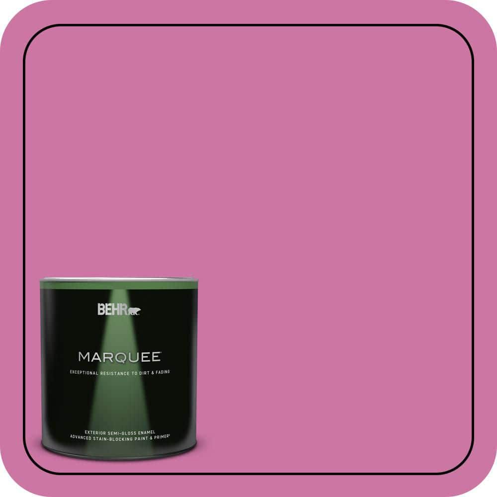 BEHR MARQUEE 1 qt. #P120-4 Heart Breaker Semi-Gloss Enamel Exterior Paint & Primer