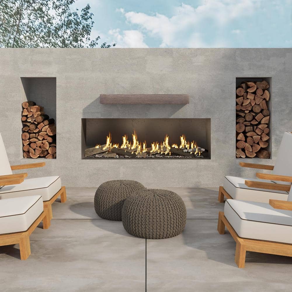Pearl Mantels 5 ft. Little River Non-Combustible Cap-Shelf Mantel (3)
