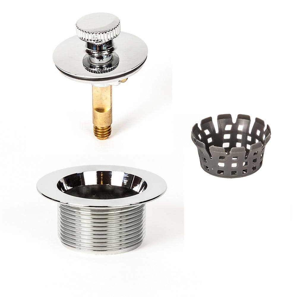 PF WaterWorks Lift n Turn Bath Tub Drain Chrome