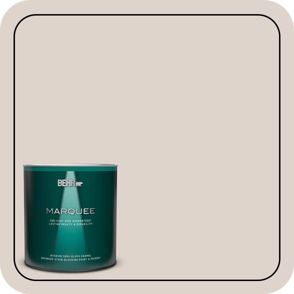 BEHR MARQUEE 1 qt. #N170-2 Rose Pearl Semi-Gloss Enamel Interior Paint & Primer