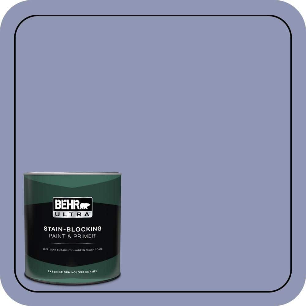 BEHR ULTRA 1 qt. #S540-4 Vintage Ribbon Semi-Gloss Enamel Exterior Paint & Primer