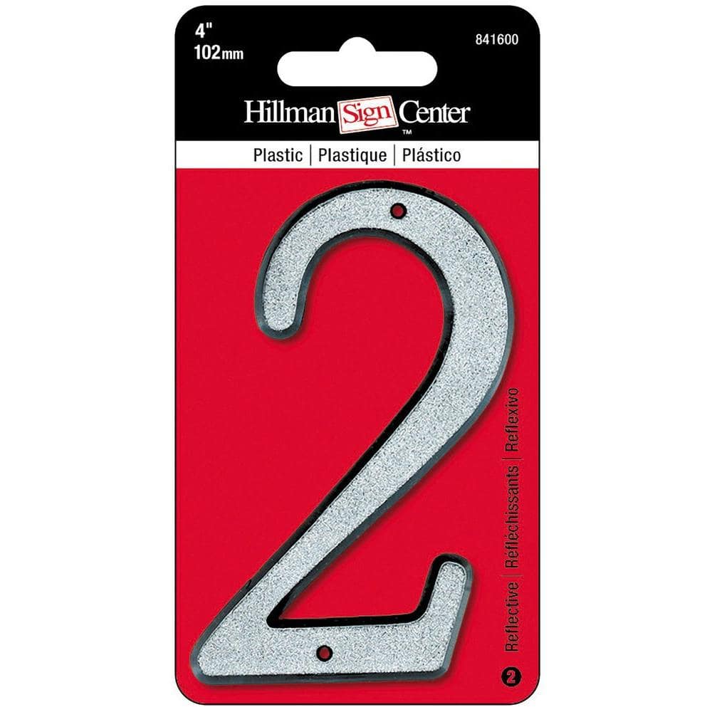 The Hillman Group 4 in. Nail-On Plastic Number 2