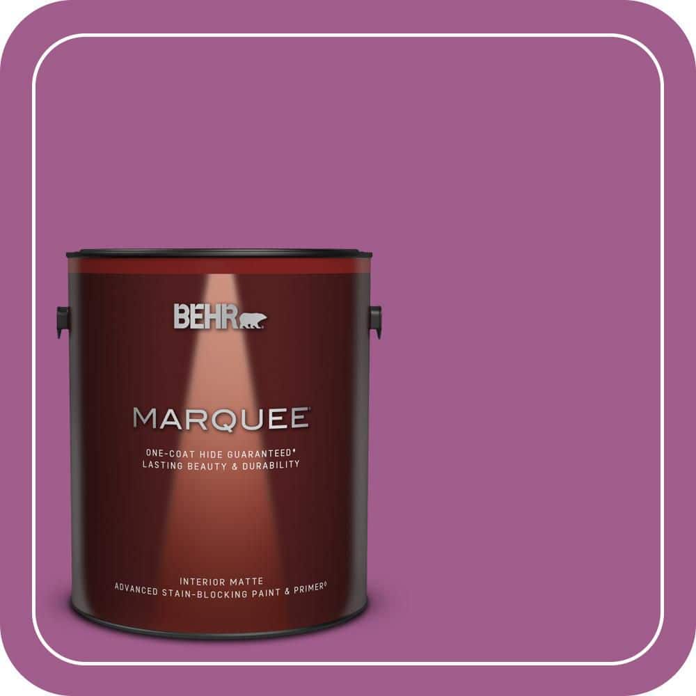 BEHR MARQUEE 1 gal. #P110-6 Wild Berry Matte Interior Paint & Primer