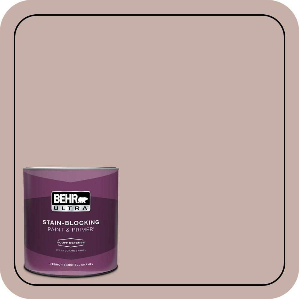 BEHR ULTRA 1 qt. #N160-3 Vintage Charm Extra Durable Eggshell Enamel Interior Paint & Primer