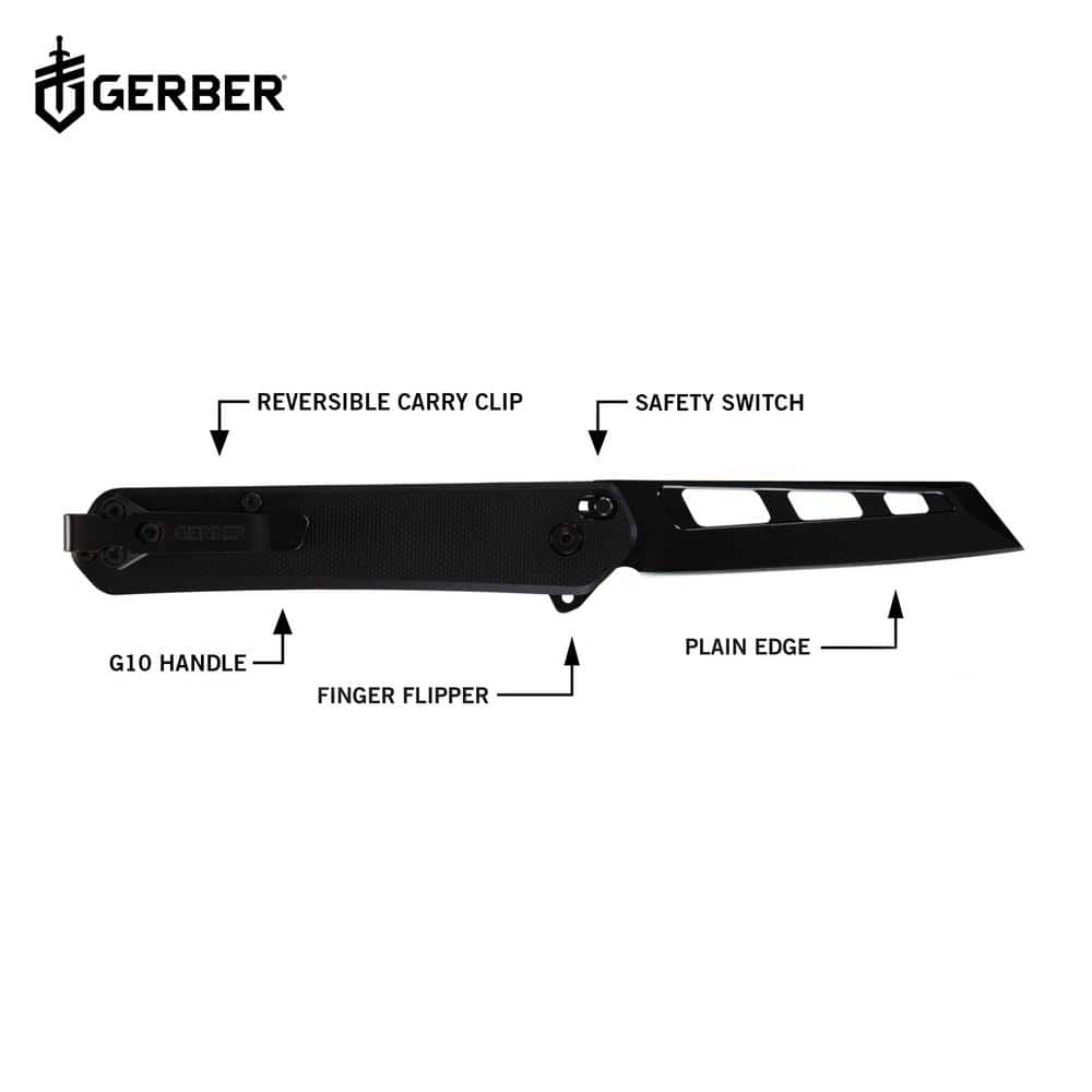 Gerber 2.9 in. Spire Assisted Finger Flipper Knife (2)