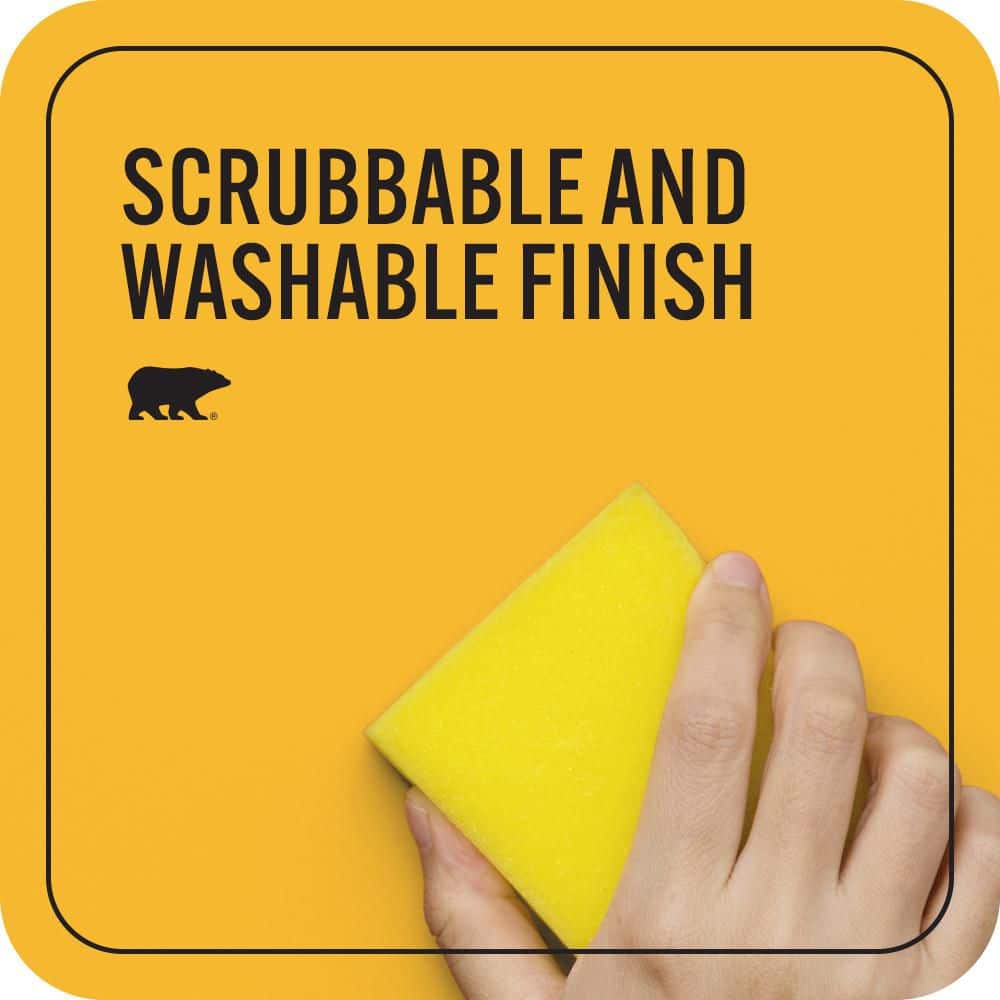 BEHR PREMIUM PLUS #HDC-MD-02A Yellow Groove Enamel Low Odor & Primer (3)