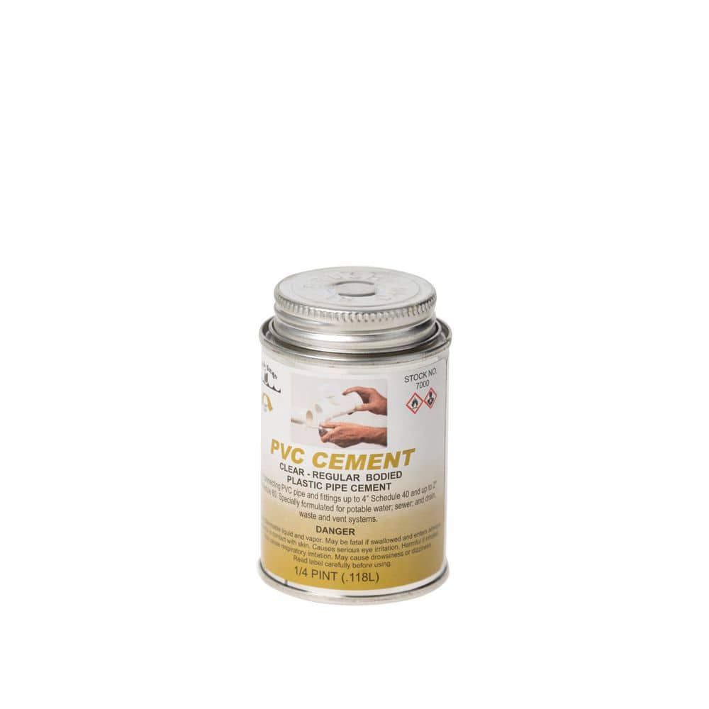 Black Swan 4 oz. Regular Bodied PVC Cement Clear