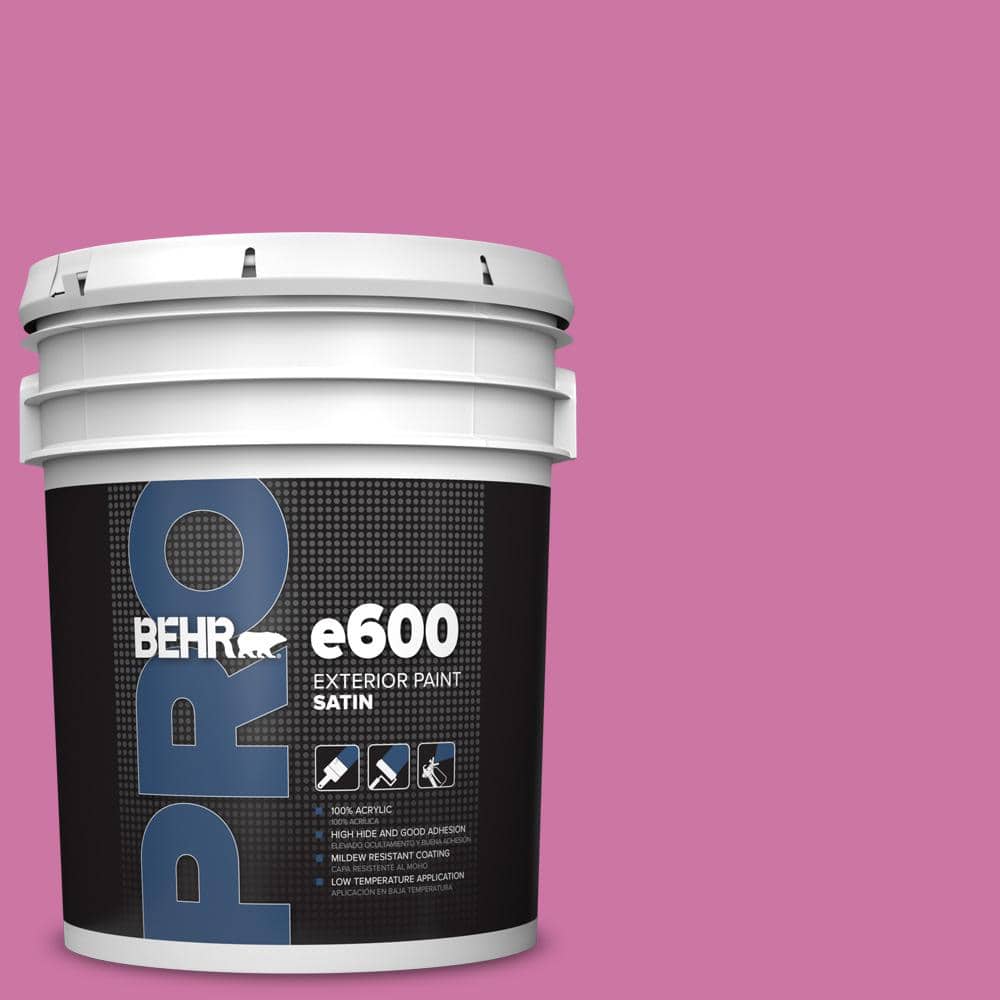 BEHR PRO 5 gal. #P120-4 Heart Breaker Satin Exterior Paint