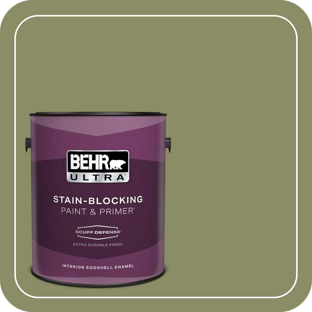 BEHR ULTRA 1 gal. #S360-5 Yogi Extra Durable Eggshell Enamel Interior Paint & Primer