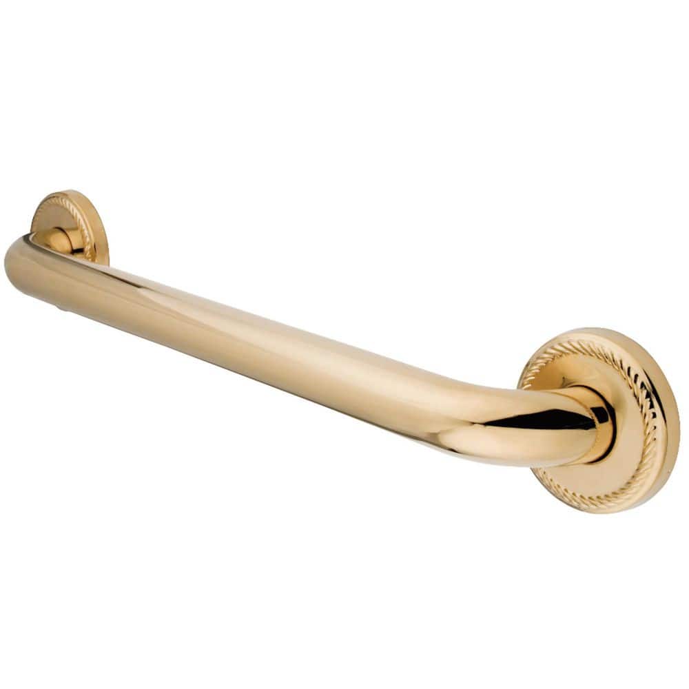 Kingston Brass Laurel 21.06 in. x 2.75 in. Grab Bar in Polished Brass (1)