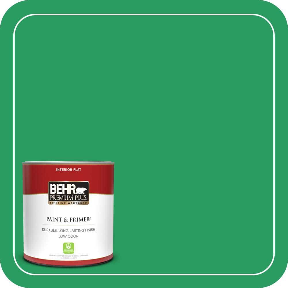BEHR PREMIUM PLUS #S-G-450 Herbal Tea Enamel Low Odor & Primer (1)