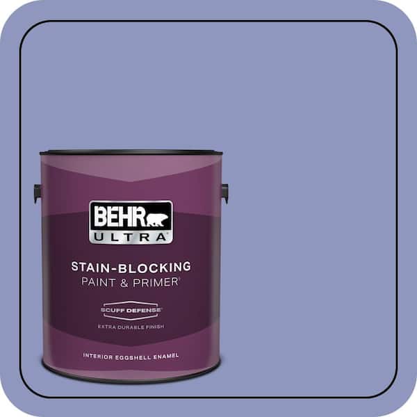 BEHR ULTRA 1 gal. #610B-4 Intuitive Extra Durable Eggshell Enamel Interior Paint & Primer (2)