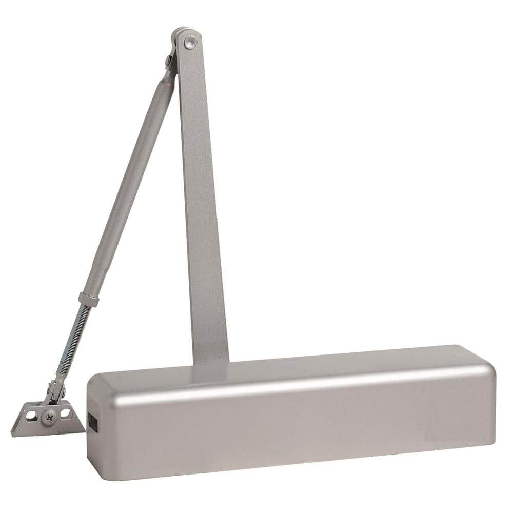 Taco Tri-Packed Adjustable Streamline Commercial Full Cover Grade 1-Door Closer in Aluminum- Sizes 2-6