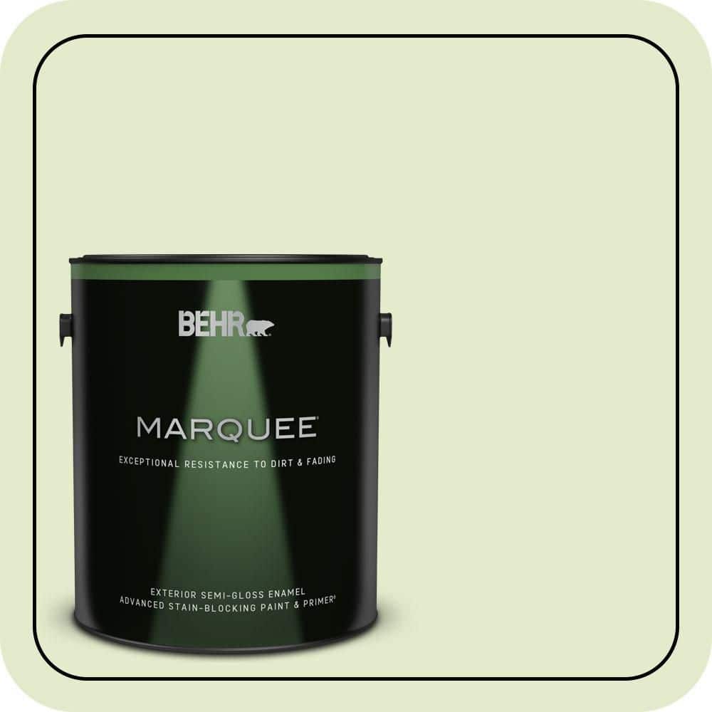 BEHR MARQUEE 1 gal. #P370-2 Praying Mantis Semi-Gloss Enamel Exterior Paint & Primer