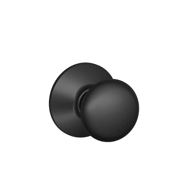 Schlage Plymouth Matte Black Privacy Bed/Bath Door Knob (1)