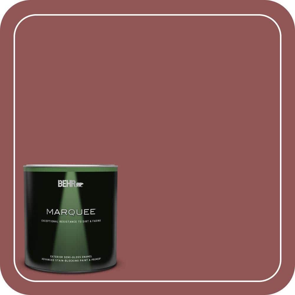 BEHR MARQUEE 1 qt. #MQ1-16 Carpe Diem Semi-Gloss Enamel Exterior Paint & Primer