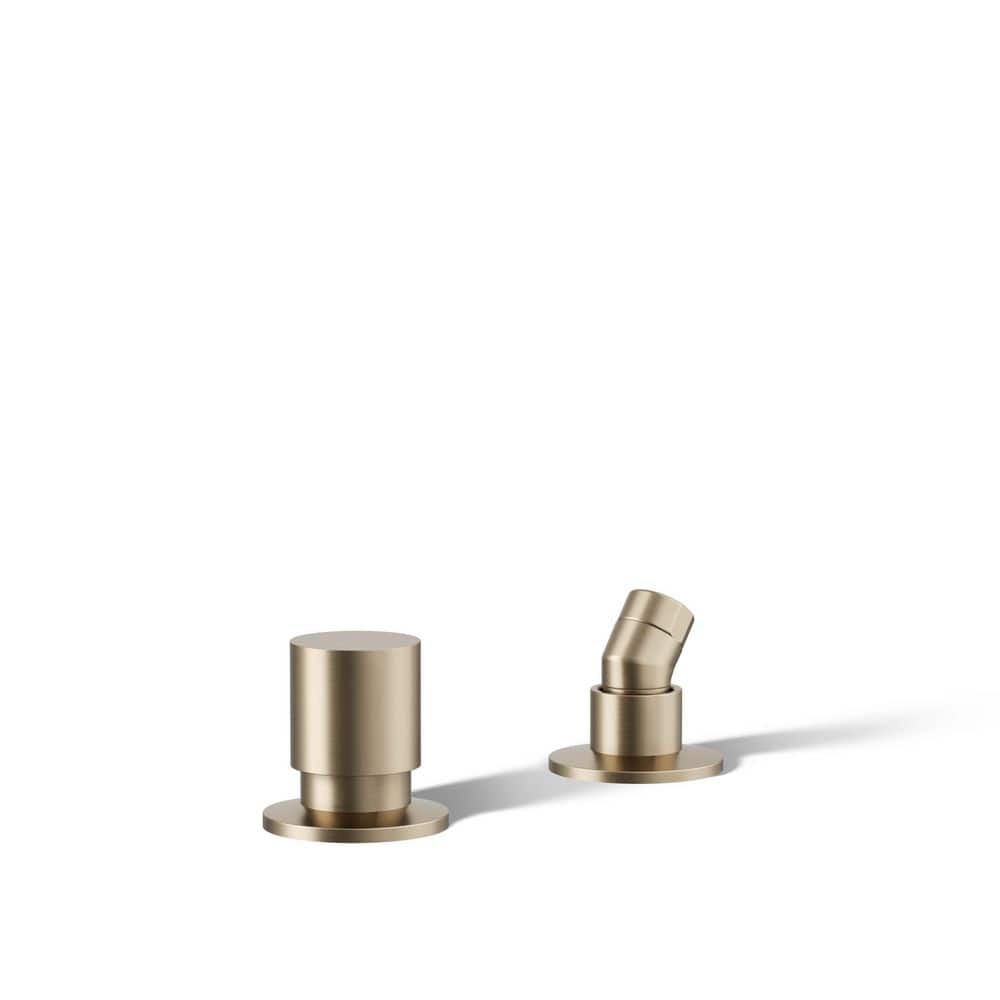 KOHLER Components Deck-Mount Handshower Holder And 2-Way Diverter Valve in Vibrant Brushed Bronze (1)