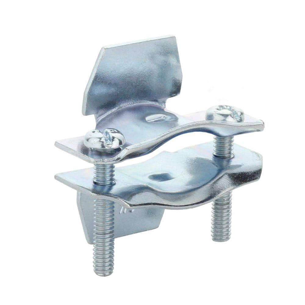 Commercial Electric 3/8 in. (1/2 in. Knockout) Non-Metallic Two-Piece Clamp Connector (5-Pack) (1)