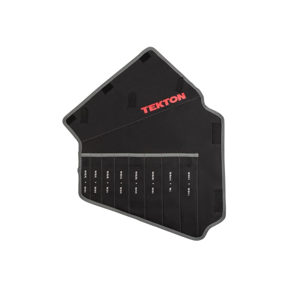 TEKTON 1/4 in. to 1-1/4 in. 8-Tool Box End Wrench Storage Pouch (1)