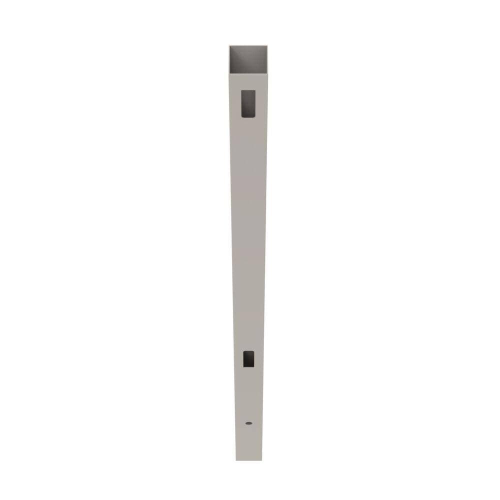 Barrette Outdoor Living Bryce 5 in. x 5 in. x 108 in. Gray Vinyl Fence Corner Post (3)
