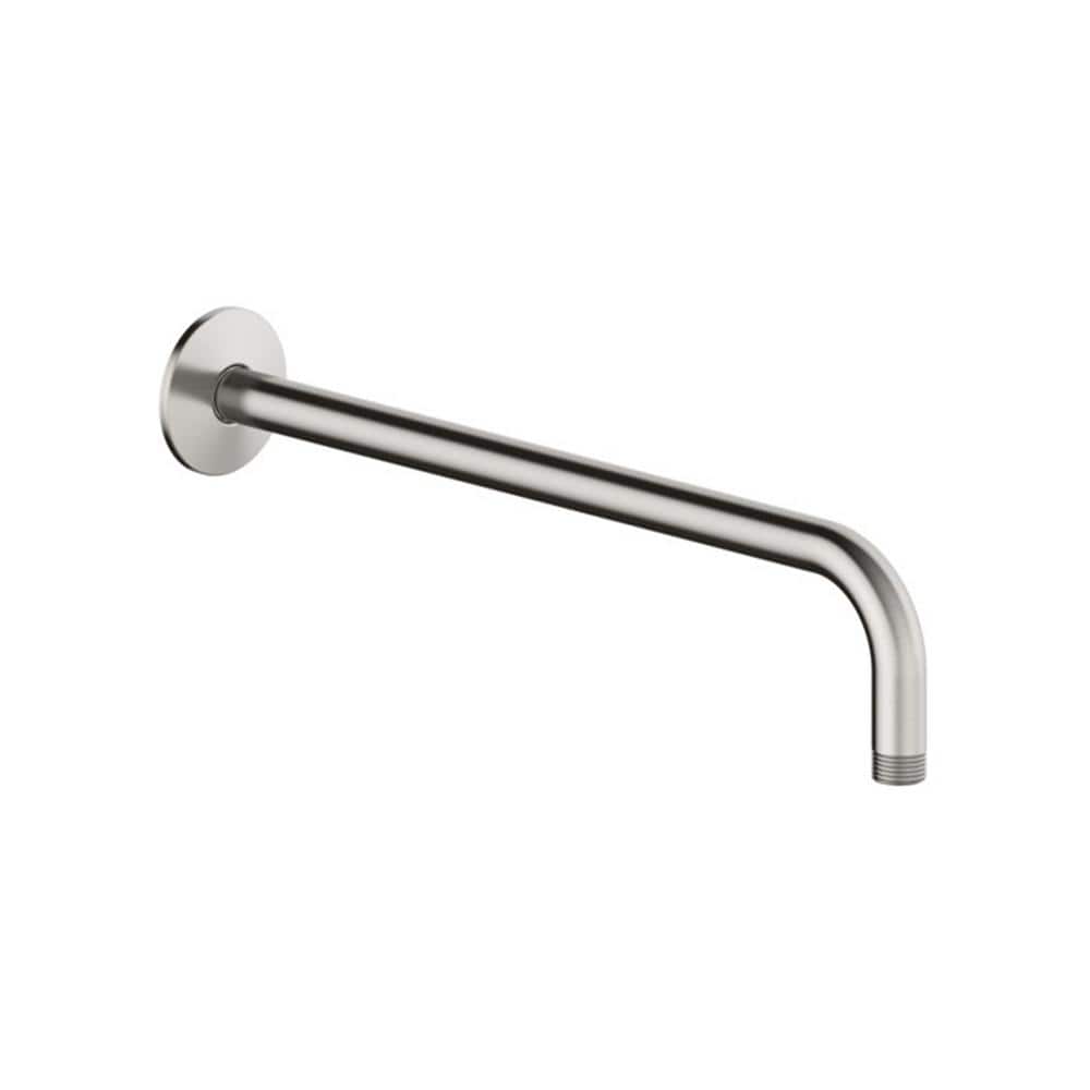 Design House 14.5 in. Wall-Mount Rain Head Shower Arm and Flange in Satin Nickel (1)