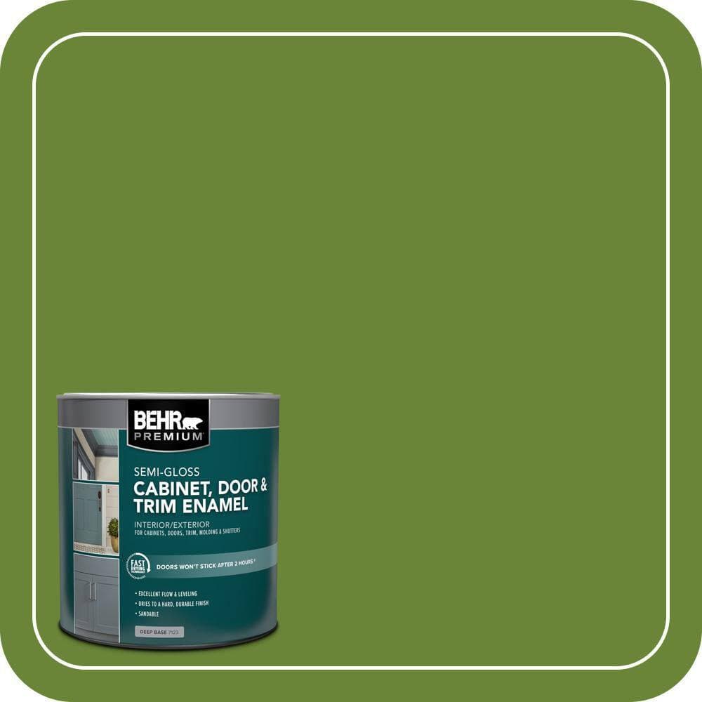BEHR PREMIUM 1 qt. #P370-7 Sun Valley Semi-Gloss Enamel Interior/Exterior Cabinet, Door & Trim Paint (1)