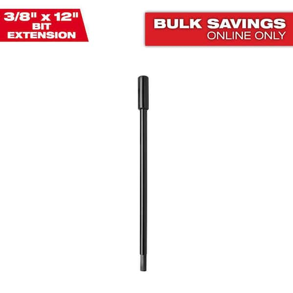Milwaukee 12 in. x 3/8 in. Bit Extension for Selfeed Bits and Hole Saws (2)