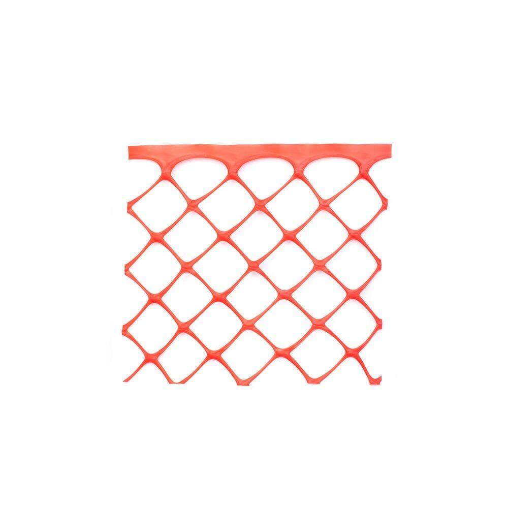 Tenax 4 ft. x 100 ft. Diamond Safety Fence with Caution Tape Orange XLW (3)