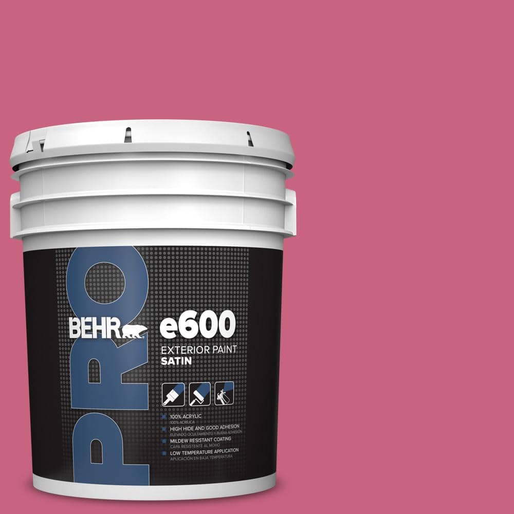 BEHR PRO 5 gal. #P130-6 Ballerina Tutu Satin Exterior Paint