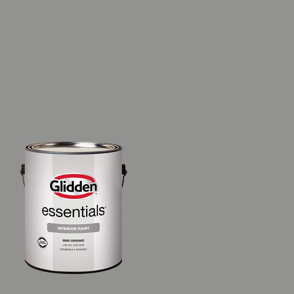 Glidden Essentials 1 gal. PPG0996-4 Cloudy Slate Eggshell Interior Paint