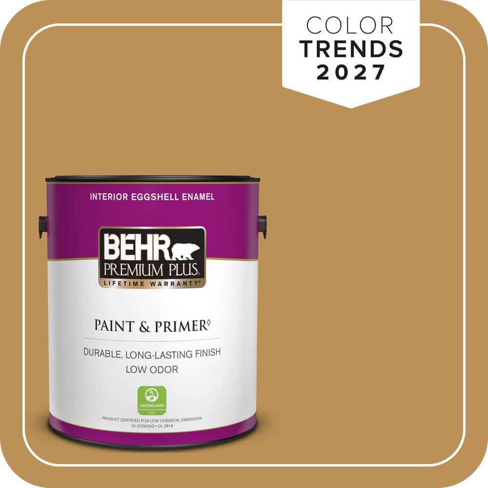 BEHR PREMIUM PLUS 1 gal. #MQ4-07 Radiance Eggshell Enamel Low Odor Interior Paint & Primer (1)