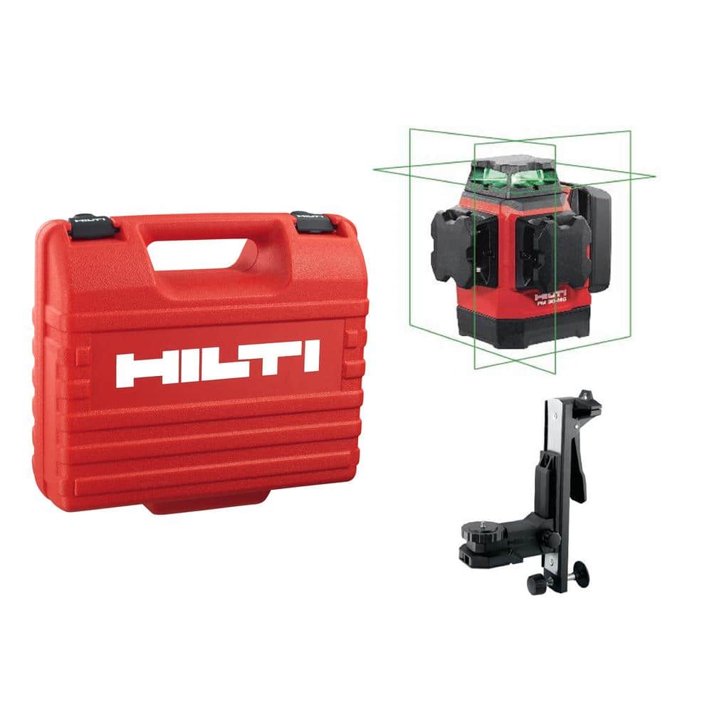 Hilti PM 30-MG 12-Volt Multi-Green Line Laser 131 ft. with Magnetic Bracket and Hard Case (Batteries not included) (1)