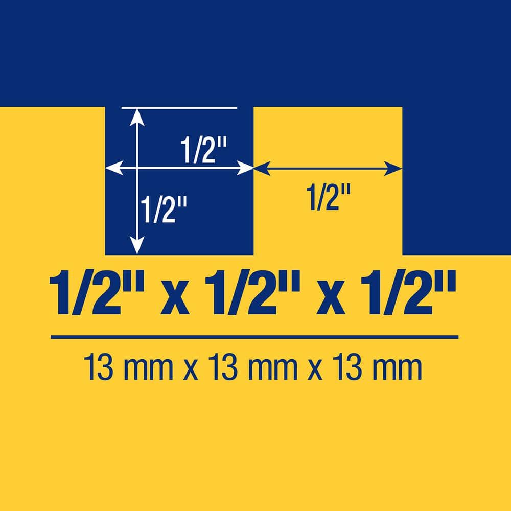 QEP 1/2 in. x 1/2 in. x 1/2 in. Stainless Steel Blade for Tile Square-Notch Trowel (4)
