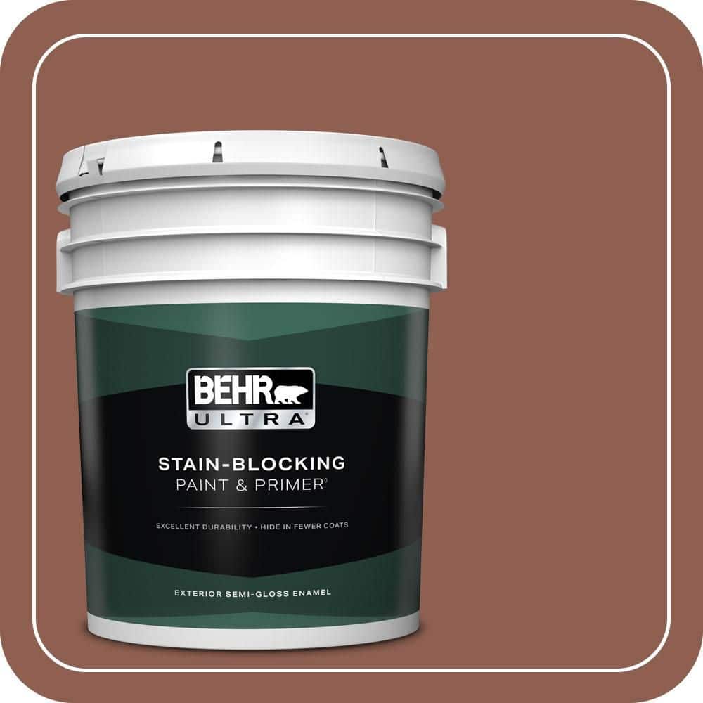 BEHR ULTRA 5 gal. #MQ1-61 Upper Eastside Semi-Gloss Enamel Exterior Paint & Primer
