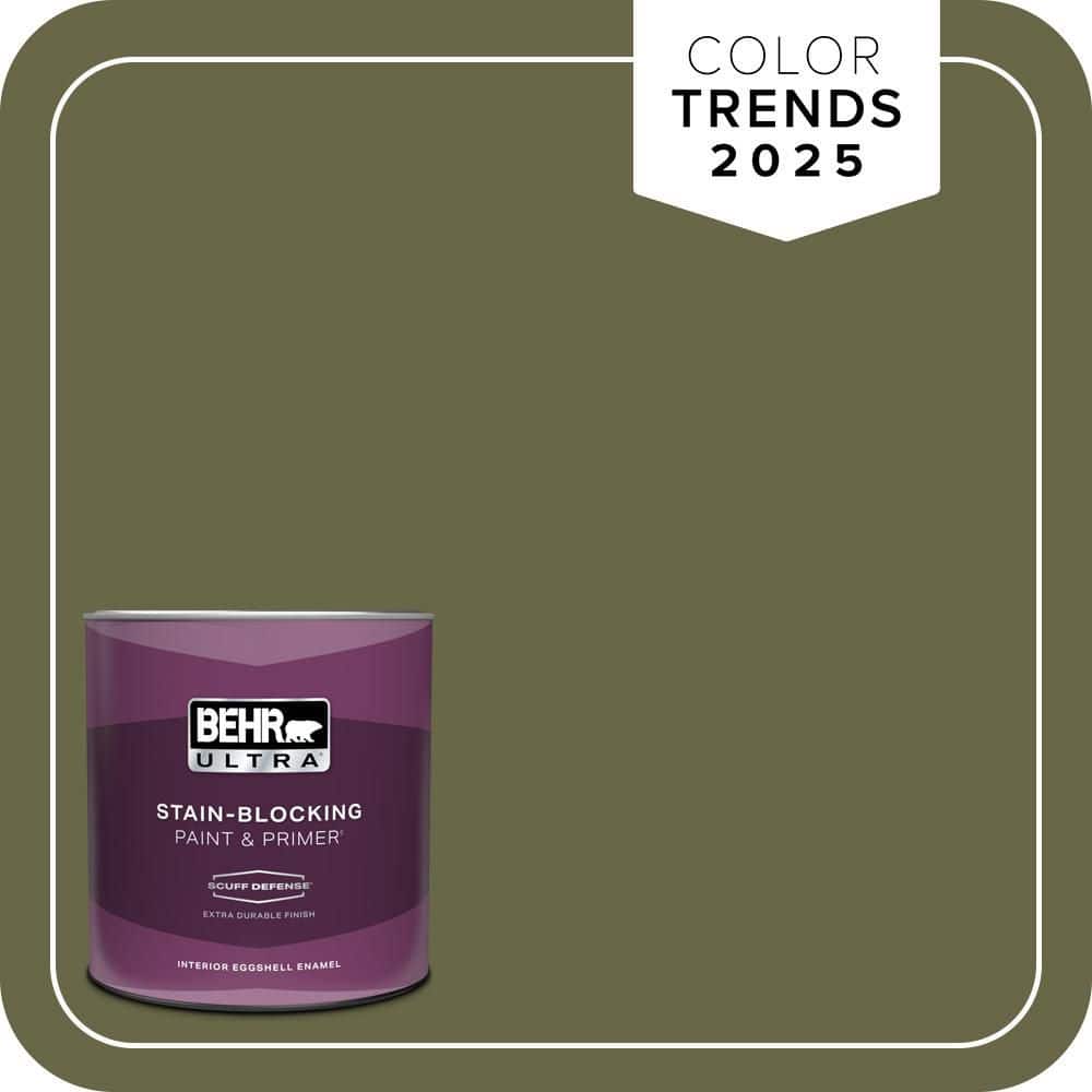 BEHR ULTRA 1 qt. #PPU9-24 Amazon Jungle Extra Durable Eggshell Enamel Interior Paint & Primer