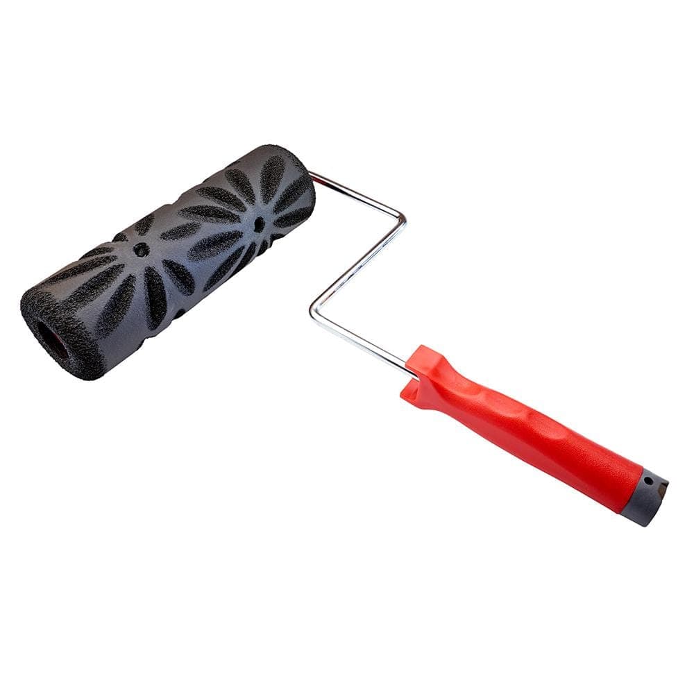 ToolPro 9 in. Poinsettia Textured Foam Roller Cover (3)