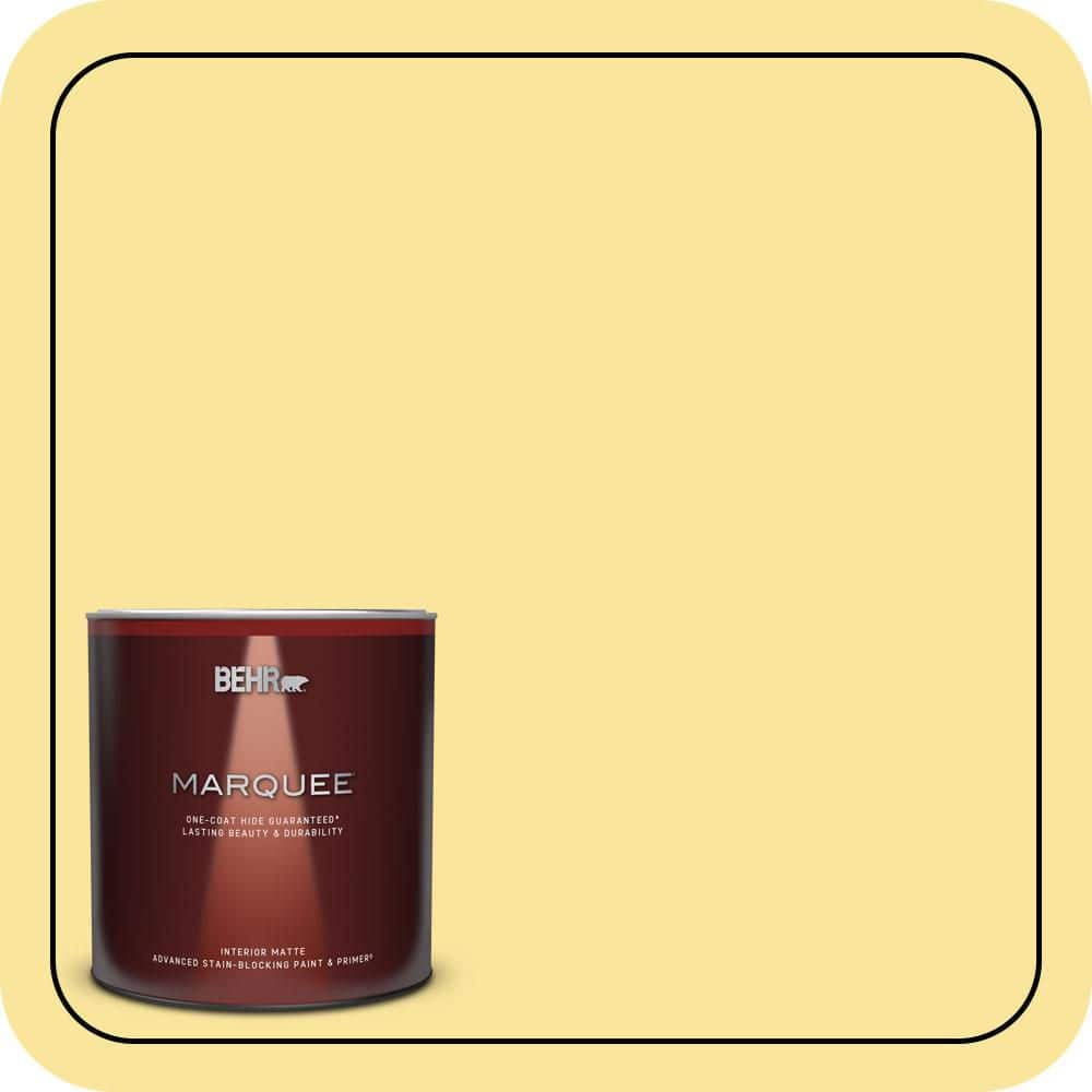 BEHR MARQUEE 1 qt. #P310-4 Storm Lightning Matte Interior Paint & Primer